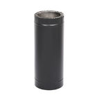 Straight Black Chimney Pipe Stainless 304 Material Internal External Installation