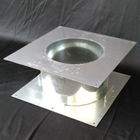 Galvanized 6 Double Wall Chimney Pipe Base Wall Support Triangle Brackets