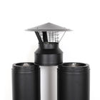 Stainless Steel Chimney Flue Rain Caps Ventilation Integrated Design Rain Proof
