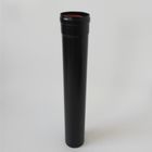 1000mm Straight Pellet Stove Pipe Fixed Length Black Stainless Steel Pellet Stove System