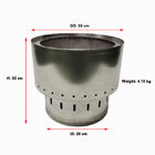 316  Stainless Steel Pellet Fire Pit Flame Genie Ceramic Fibers Insulation