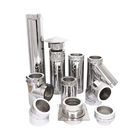 Stainless Steel Angled Chimney Pipe SUS304 SUS316 Material Rust Proof Durable