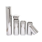 Flue Adapter 6 Inch Stainless Steel Double Wall Stove Pipe SUS304 SUS316 Material