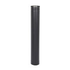 Wood Heater Telescoping Stove Pipe , Double Wall Black Pipe SUS304 Material
