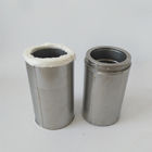 Adjustable Double Wall Chimney Pipe , All Fuel 6 Inch Insulated Chimney Pipe