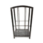 Sliver Standing Indoor Stainless Steel Firewood Rack/Fireplace Parts/Stove Accessories