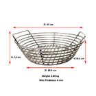 Electrolysic 304 Stainless Steel Metal Wire Mesh For BBQ Grill